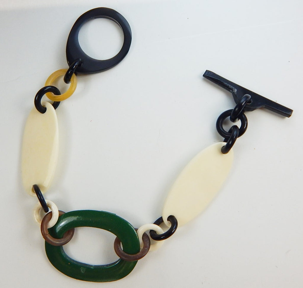 Buffalo Horn Bone Lacquer Bracelet Chain