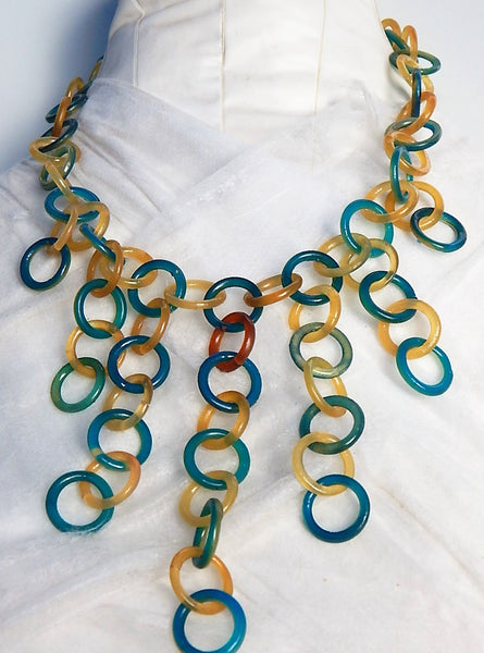 Buffalo Horn  Lacquer Necklace