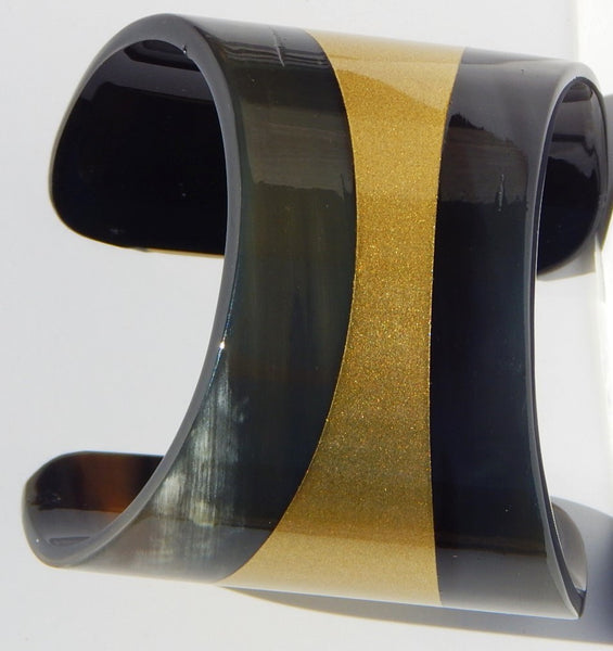 Buffalo Horn  Bracelet Cuff Lacquer