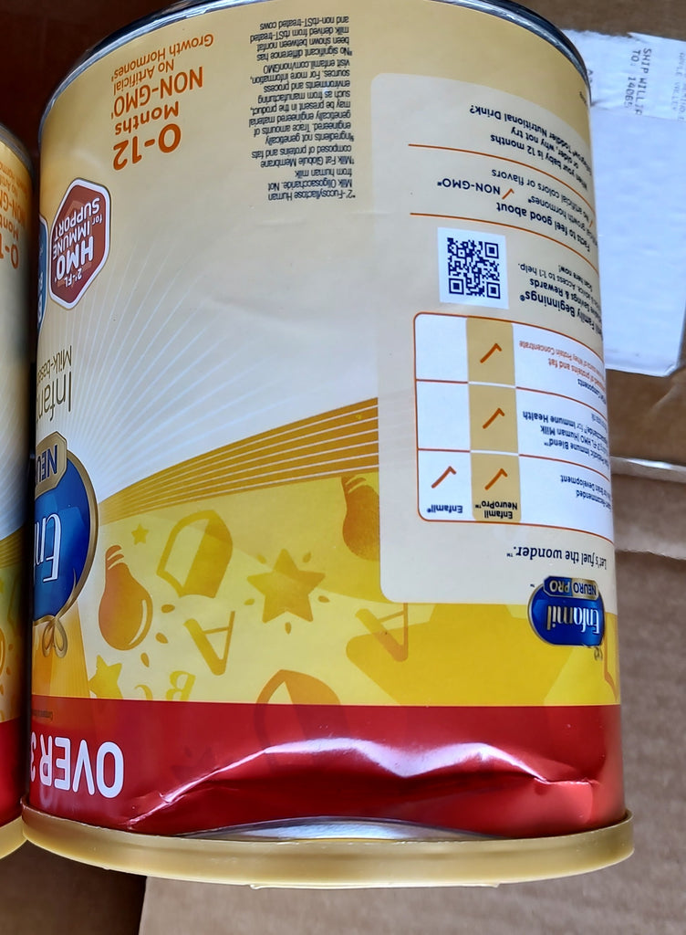 Enfamil infant formula 28.4oz x 2cans