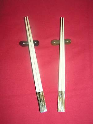 2 Pairs Chopsticks Lacquer Box Chopstick Rest