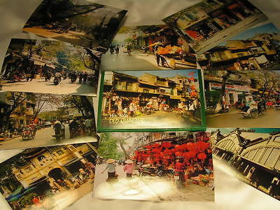 10 postcards of  Hanoi Vietnam Older Quarter