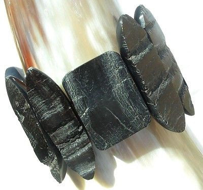 BUFFALO HORN STRETCH BRACELET