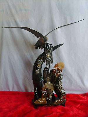 A Wonderful Sculpture Made of Buffalo Horn