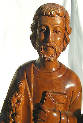 Christian Religious Wood Inspired Statue Figure Home Decor